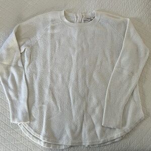 Madewell Back Button Sweater